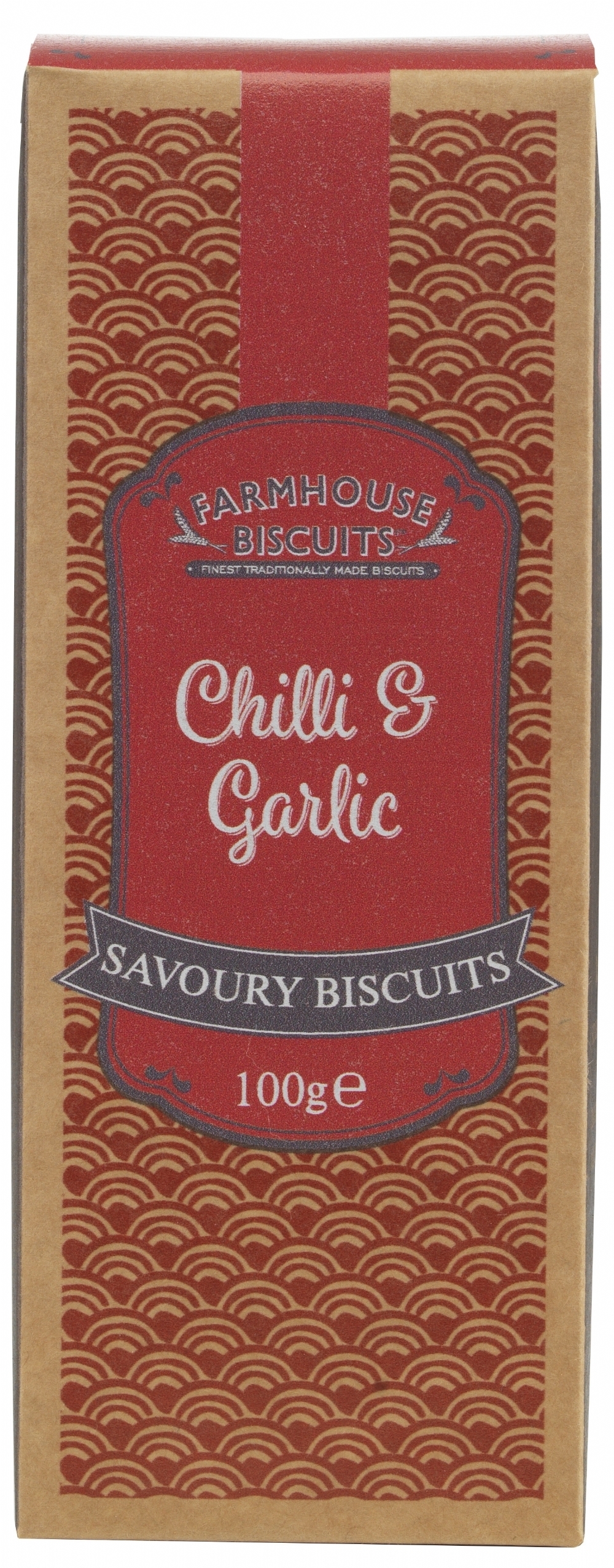 FARMHOUSE Chilli & Garlic Savoury Biscuits 100g (5017162006301)