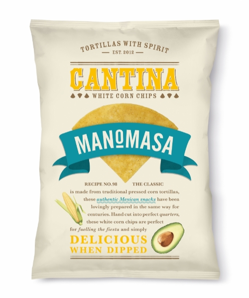 MANOMASA Cantina White Corn Chips 160g