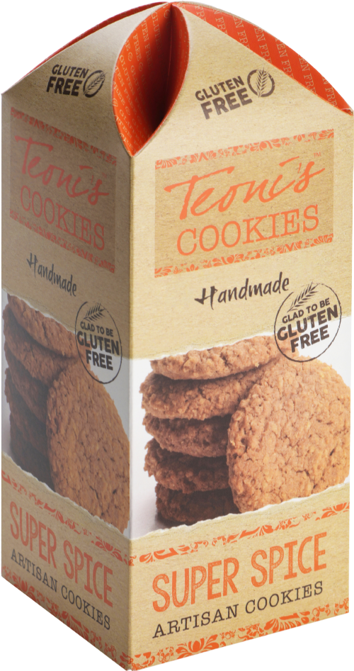 TEONI'S Gluten Free Super Spice Oat Crumble Cookies 200g