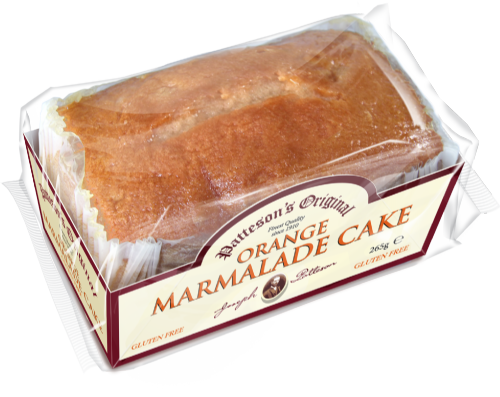 PATTESON'S Gluten Free Orange Marmalade Cake 265g