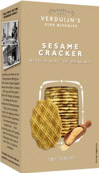 VERDUIJN'S Sesame Crackers with Sea Salt 75g