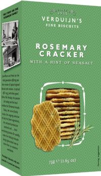VERDUIJN'S Rosemary Crackers with Sea Salt 75g