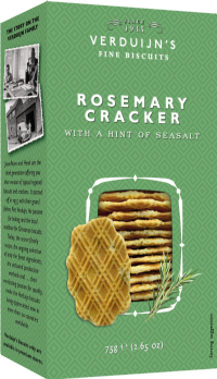 VERDUIJN'S Rosemary Crackers with Sea Salt 75g