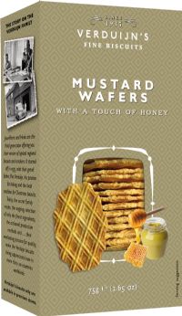 VERDUIJN'S Mustard Wafers with Honey 75g
