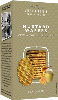 VERDUIJN'S Mustard Wafers with Honey 75g