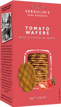 VERDUIJN'S Tomato Wafers with Basil 75g