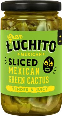GRAN LUCHITO Sliced Mexican Green Cactus 215g (5060321390452)