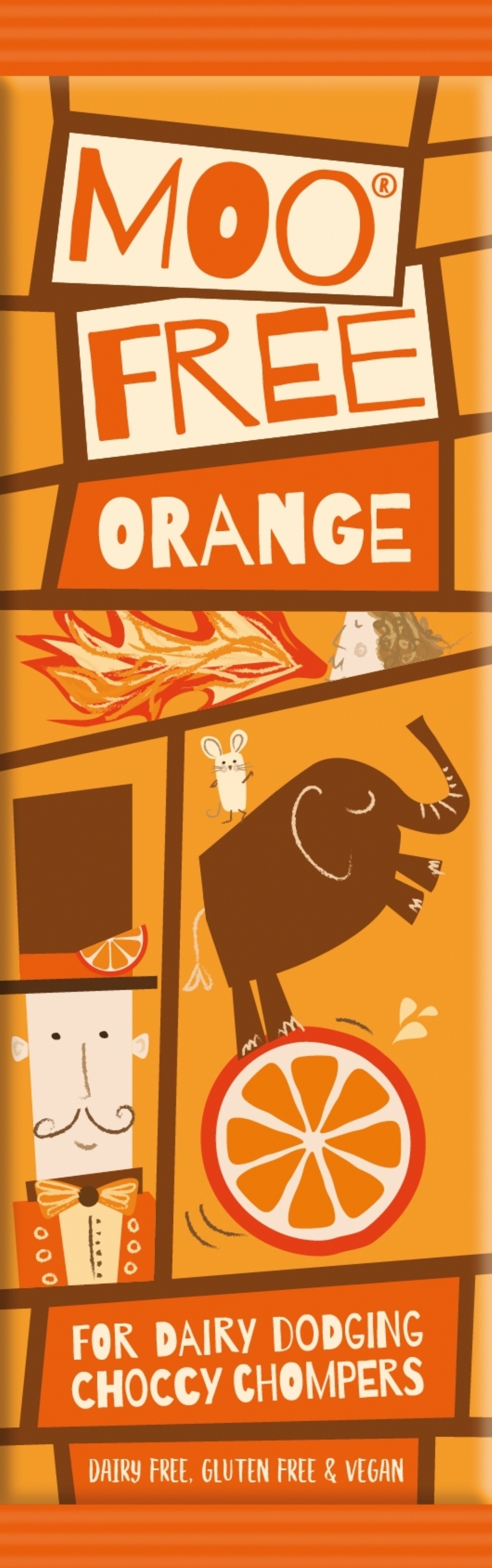 MOO FREE Mini Bar - Orange 20g (5060235830969)