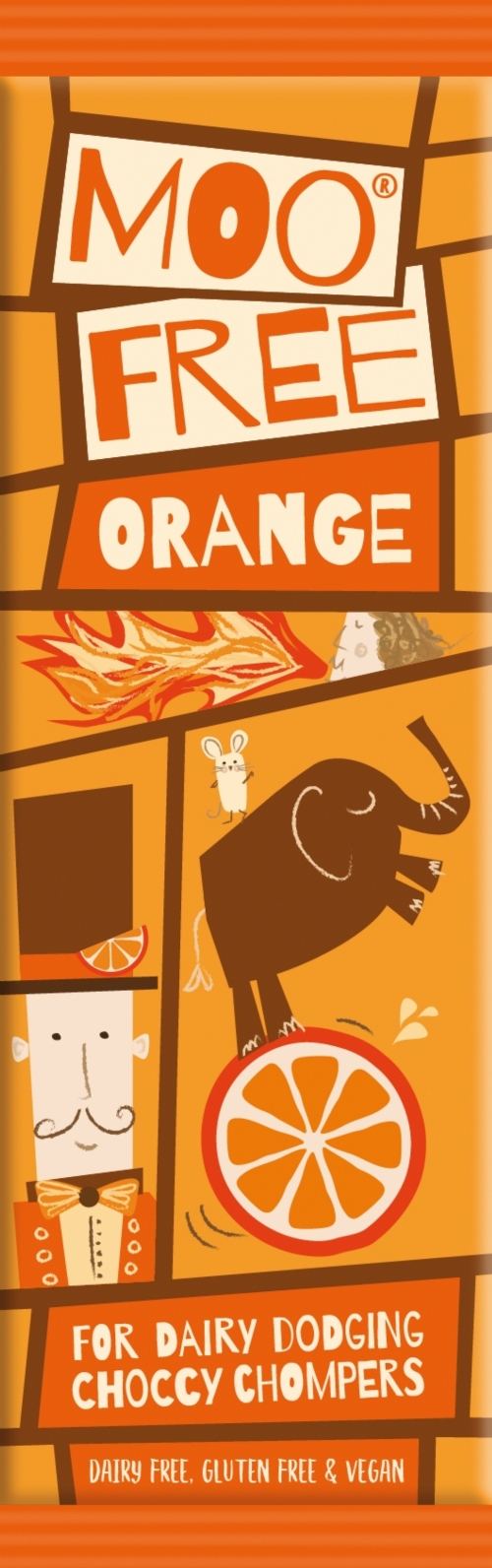 MOO FREE Mini Bar - Orange 20g