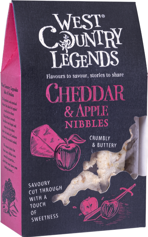 WEST COUNTRY LEGENDS Cheddar & Apple Nibbles 85g