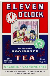 ELEVEN O'CLOCK The Original Rooibosch (Redbush) Tea - 40 Teabags 100g