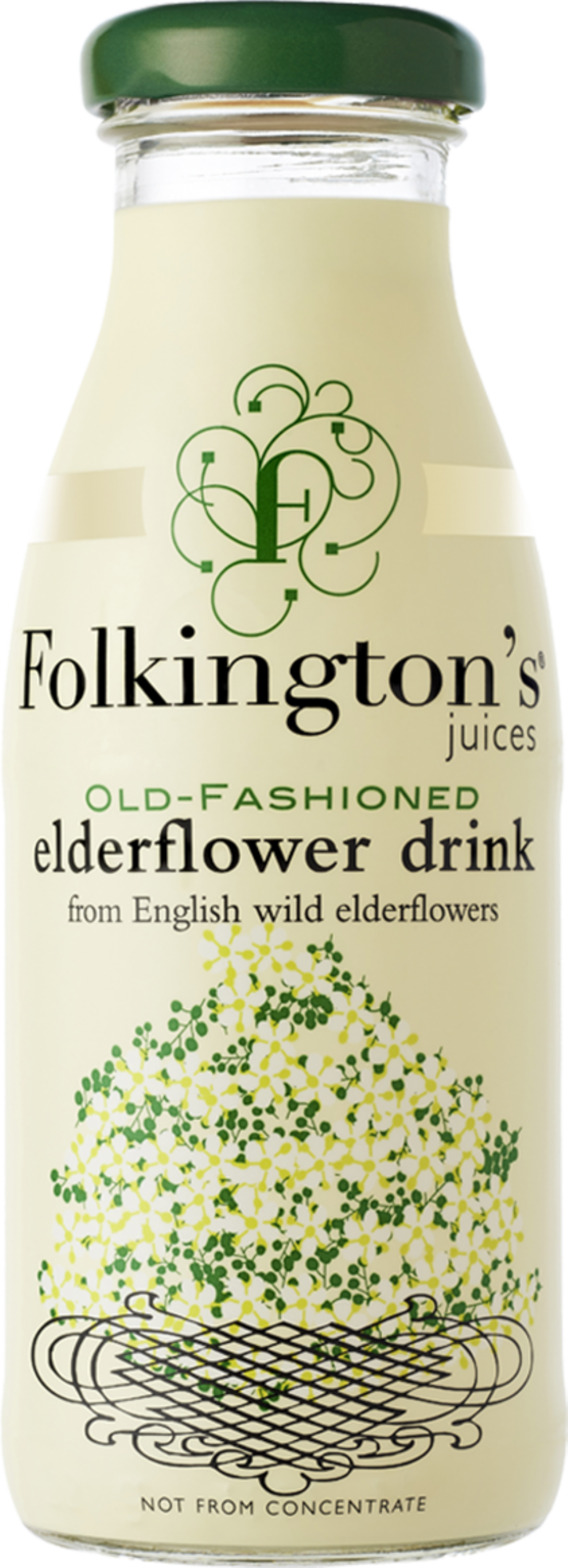 FOLKINGTON'S Old-Fashioned Elderflower Drink 250ml
