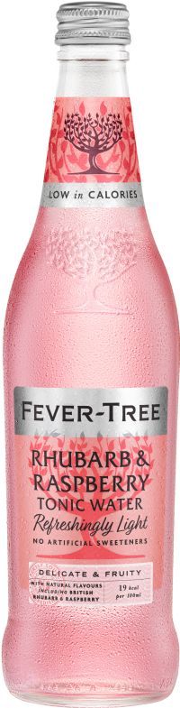 FEVER-TREE Ref. Light Sweet Rhubarb & Rasp Tonic Water 500ml (5060108453240)