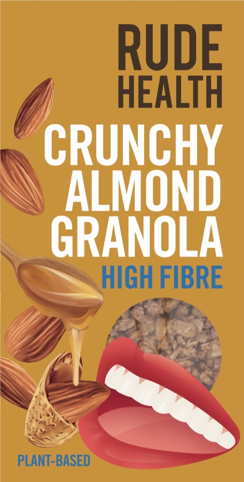 RUDE HEALTH Crunchy Almond Granola 400g