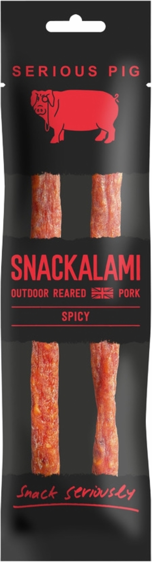 SERIOUS PIG Snackalami - Spicy 30g