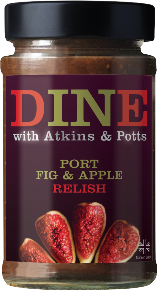 ATKINS & POTTS Fig, Apple & Port Chutney 255g