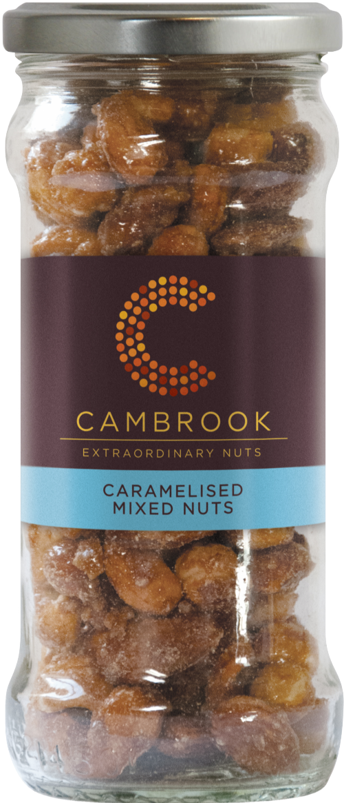 CAMBROOK Caramelised Mixed Nuts - Jar 175g