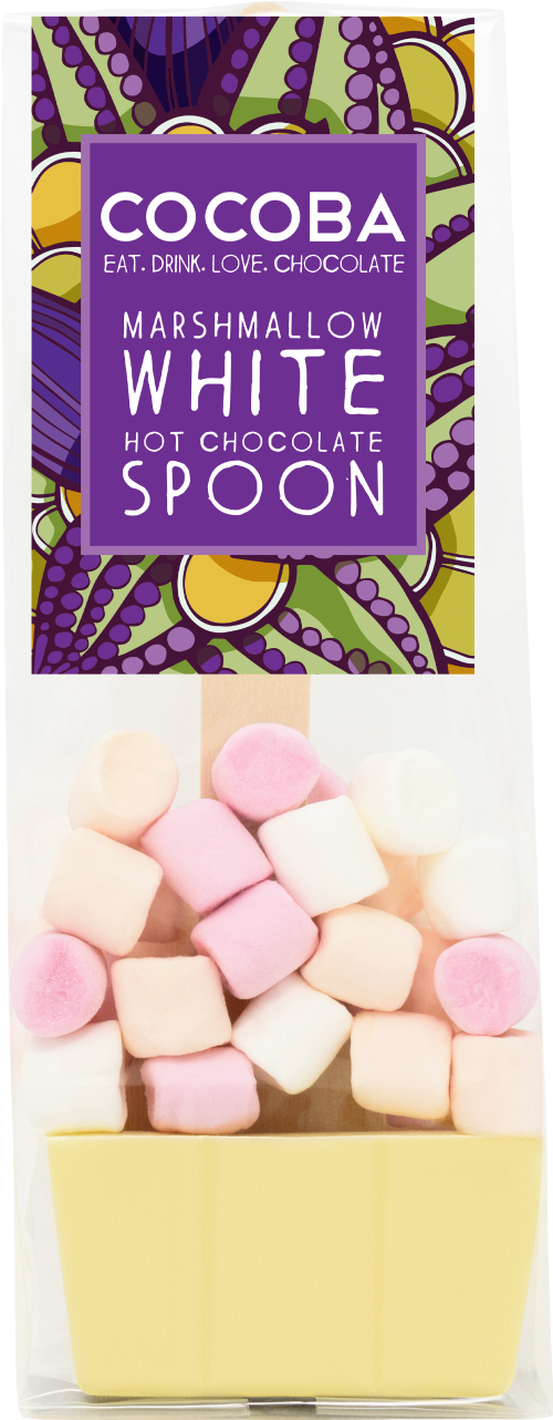 COCOBA Marshmallow White Hot Chocolate Spoon 50g