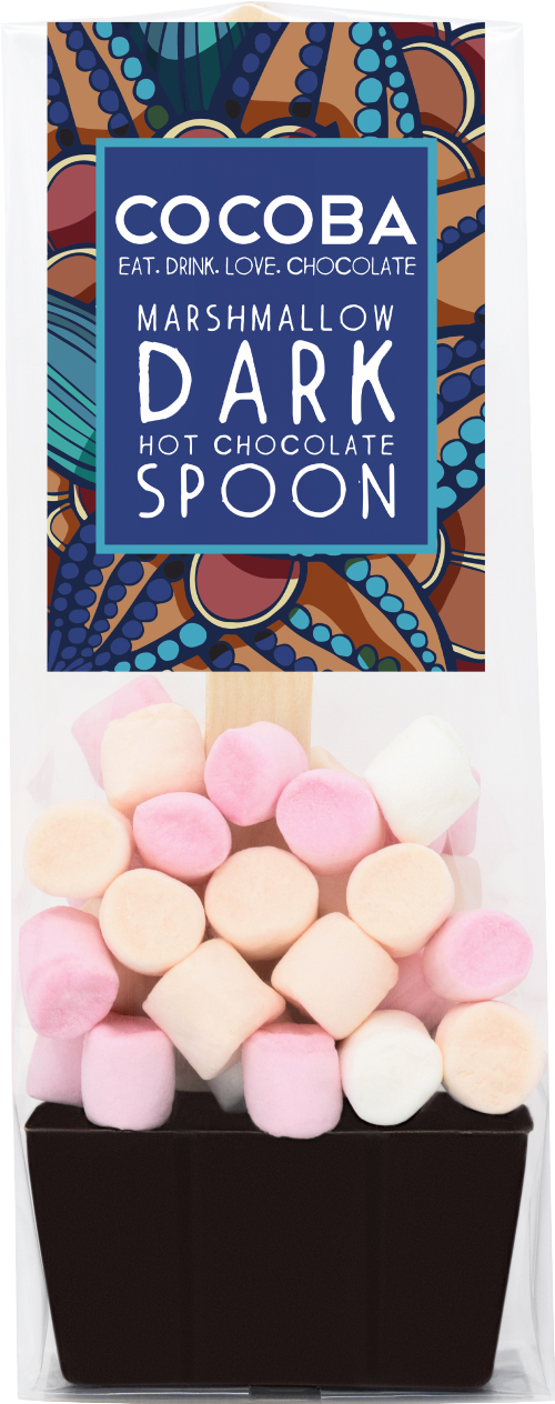 COCOBA Marshmallow Dark Hot Chocolate Spoon 50g