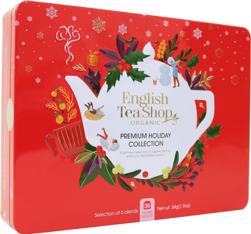 ENGLISH TEA SHOP Holiday Collection Red Gift Tin - 3ct 54g
