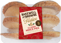 BAKEWELL AND BROWNE 6 Classic Mince Pies