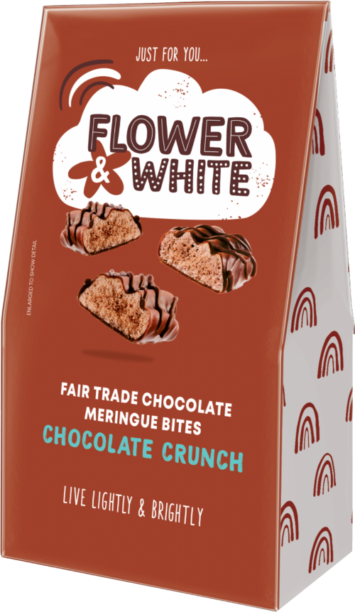 FLOWER & WHITE Chocolate Crunch Bites Gift Box 120g