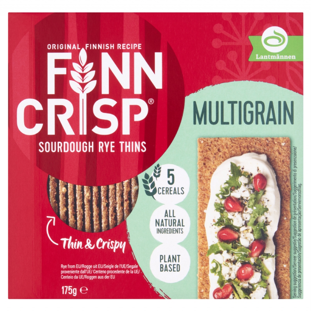 FINN CRISP Multigrain Sourdough Rye Thins 175g