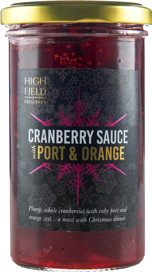 HIGHFIELD Cranberry Sauce with Port & Orange 270g