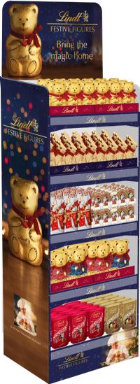 LINDT Christmas Novelty Display (Flat Packed) - Supplied Empty
