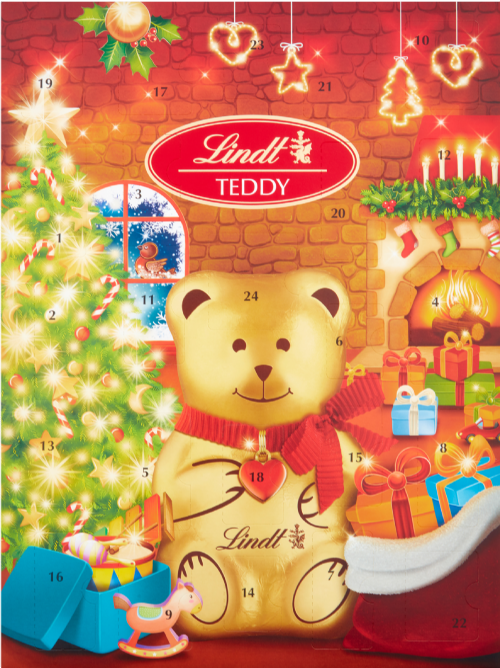 LINDT Teddy Advent Calendar 172g