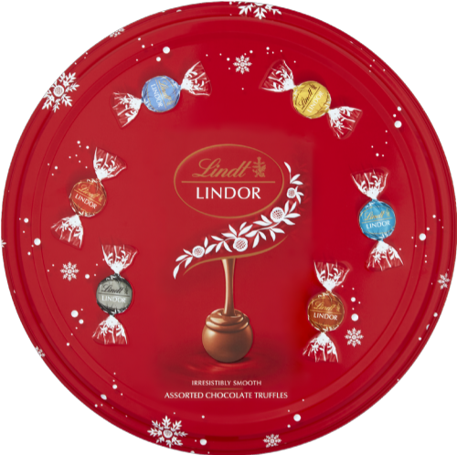 LINDT Lindor Selection Gift Tin 450g