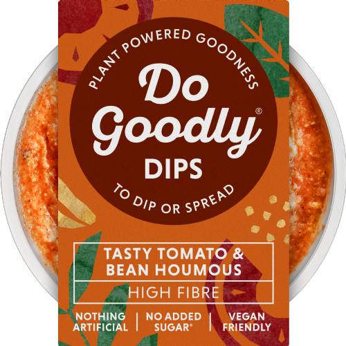 DO GOODLY DIPS Tasty Tomato & Bean Houmous 150g