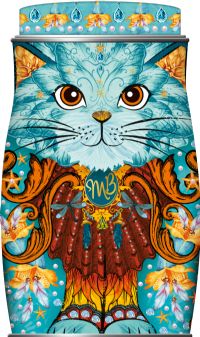 MONTY BOJANGLES Coconut Crush Truffles in Spirit Blue Cat Tin 135g