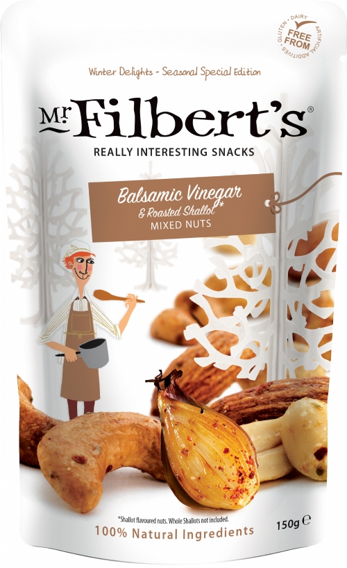 MR FILBERT'S Balsamic Vinegar & Roasted Shallot Mx Nuts 150g