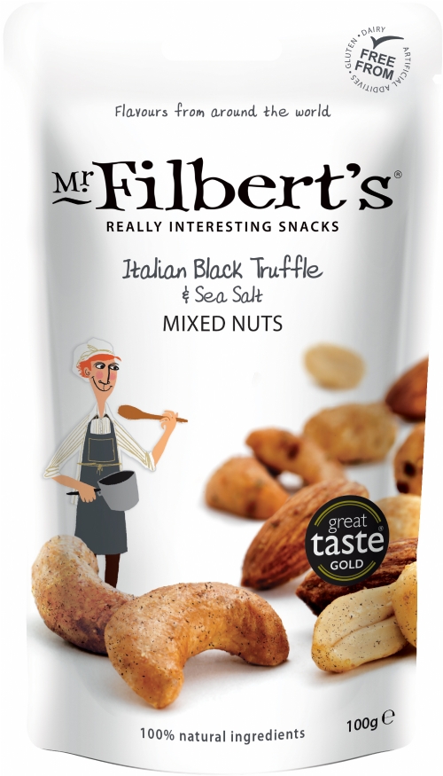 MR FILBERT'S Italian Black Truffle & Sea Salt Mixed Nuts100g