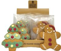 ORIGINAL BISCUIT BAKERS Santa Man & Christmas Tree Gingerbread 25g/40g