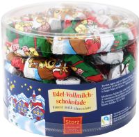 STORZ Foiled Milk Chocolate Mini Festive Figures (Assorted) 6.25g