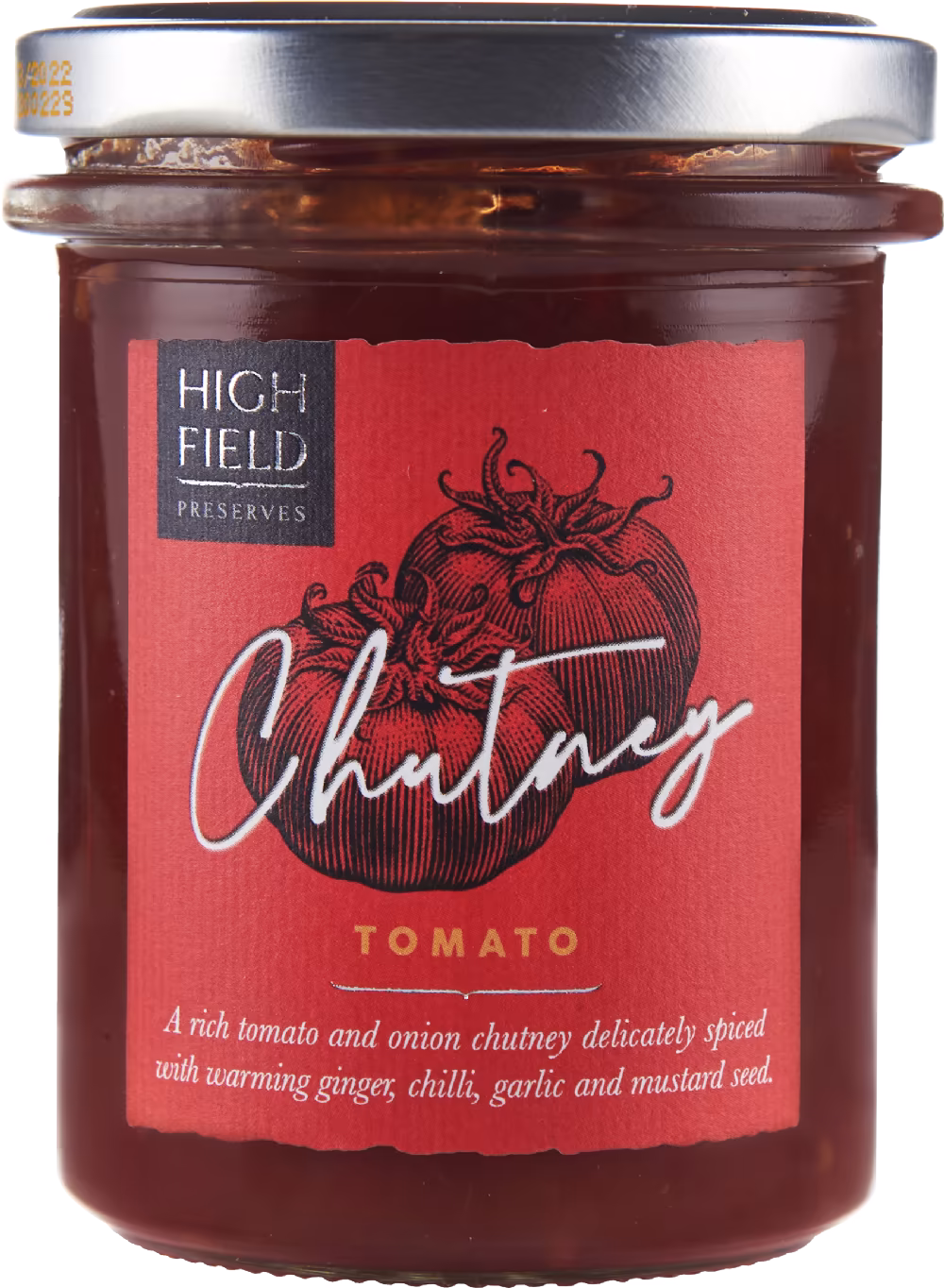 HIGHFIELD PRESERVES Tomato Chutney 210g