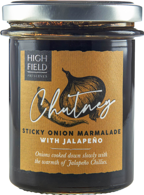 HIGHFIELD PRESERVES Sticky Onion Marmalade / Jalapeno 220g