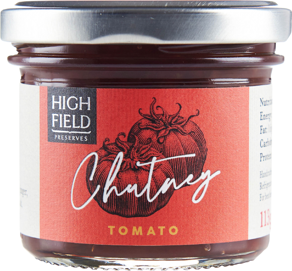 HIGHFIELD PRESERVES Tomato Chutney 113g (5024962020604)
