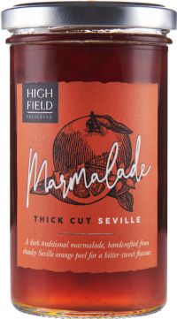 HIGHFIELD PRESERVES Thick Cut Seville Orange Marmalade 320g