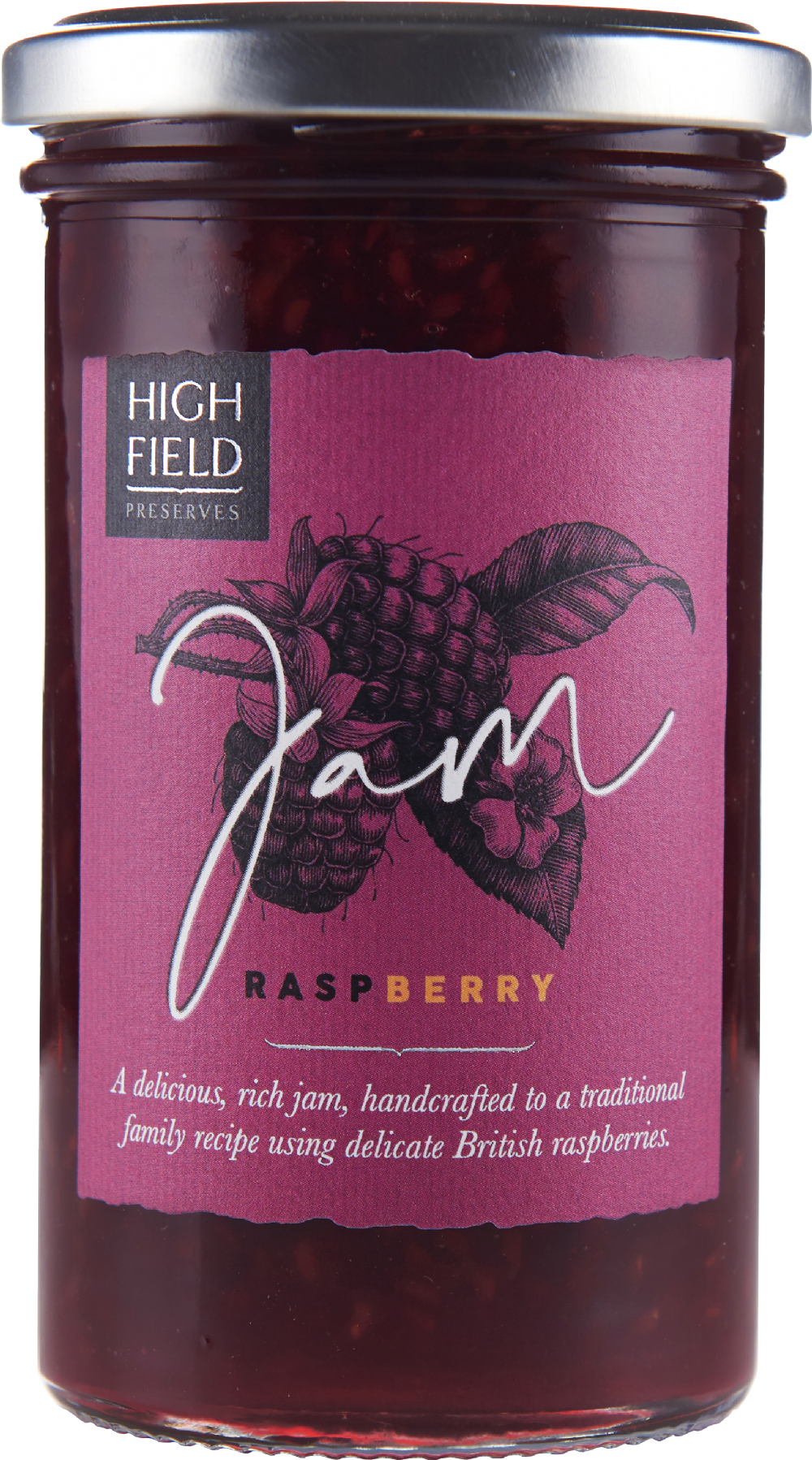 Highfield Preserves Raspberry Jam 320g