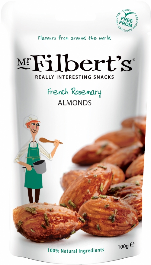 MR FILBERT'S French Rosemary Almonds 100g