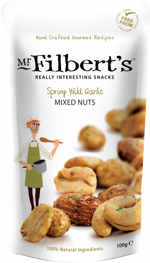 MR FILBERT'S Spring Wild Garlic Mixed Nuts 100g