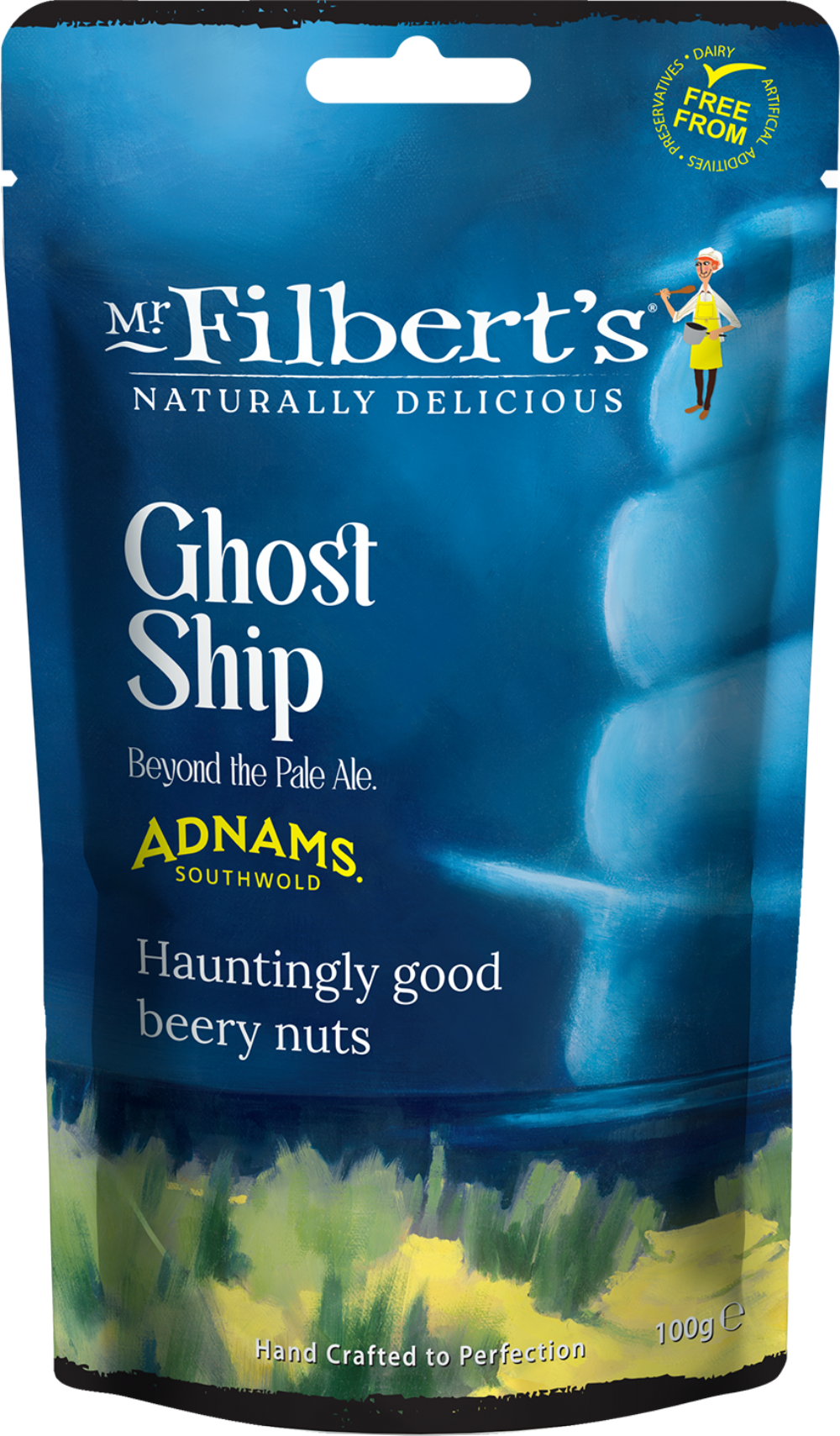 MR FILBERT'S Adnams Ghost Ship Beery Peanuts 100g