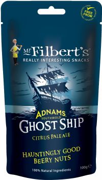 MR FILBERT'S Adnams Ghost Ship Beery Peanuts 100g