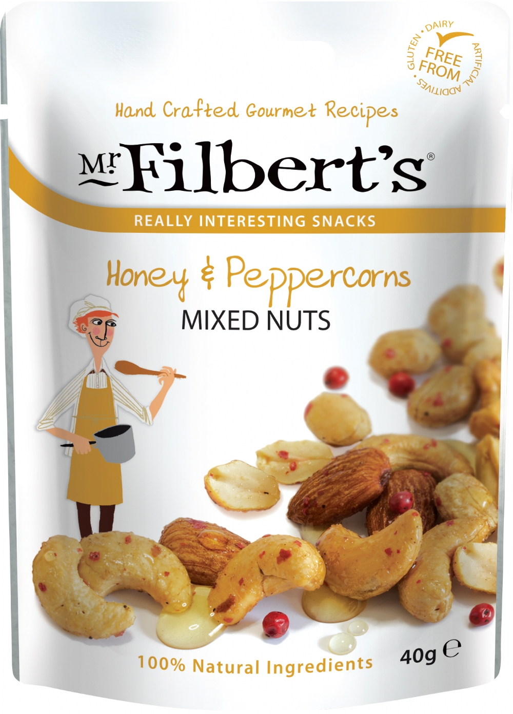 MR FILBERT'S Honey & Peppercorn Mixed Nuts 40g (5060145052529)