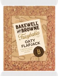 BAKEWELL & BROWNE Traybakes - Oaty Flapjack 375g (5060284870787)