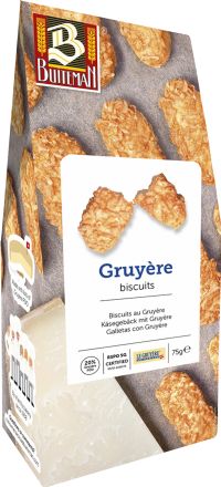 BUITEMAN Swiss Gruyère Biscuits 75g