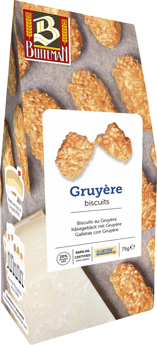 BUITEMAN Swiss Gruyere Biscuits 75g